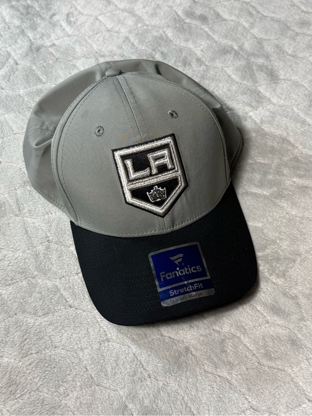 LA Kings‎ Fanatics Speed Flex Hat L/XL NHL Gray Black NWT SEE DESCRIPTION